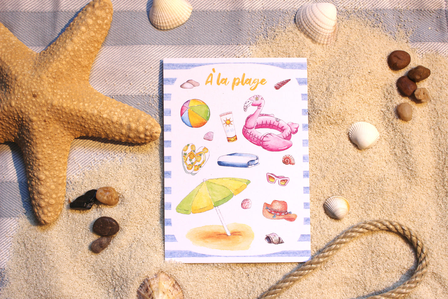 Carte A la Plage