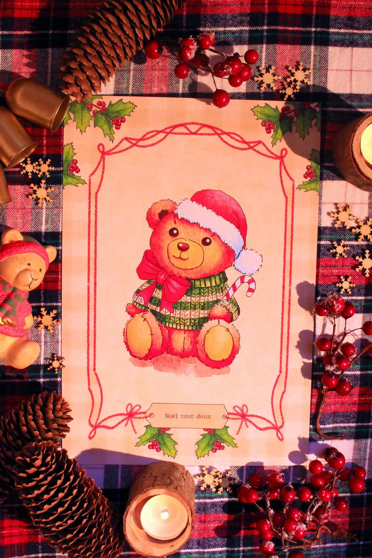 Affiche Noël tout doux
