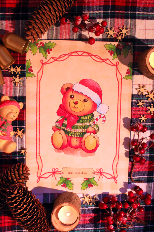 Affiche Noël tout doux