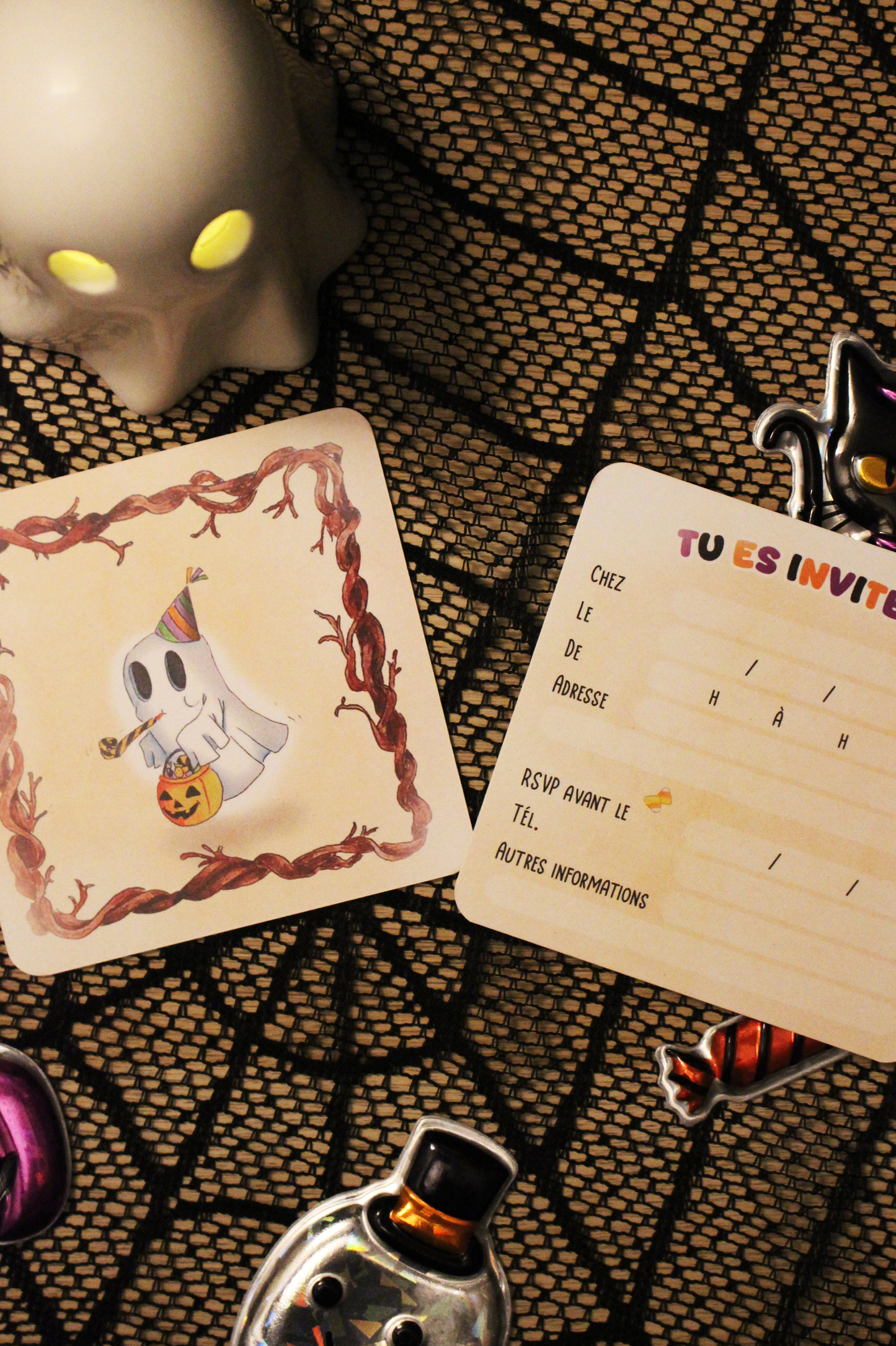 Cartes d'invitation Fantôme