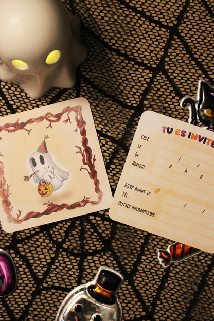 Cartes d'invitation Fantôme