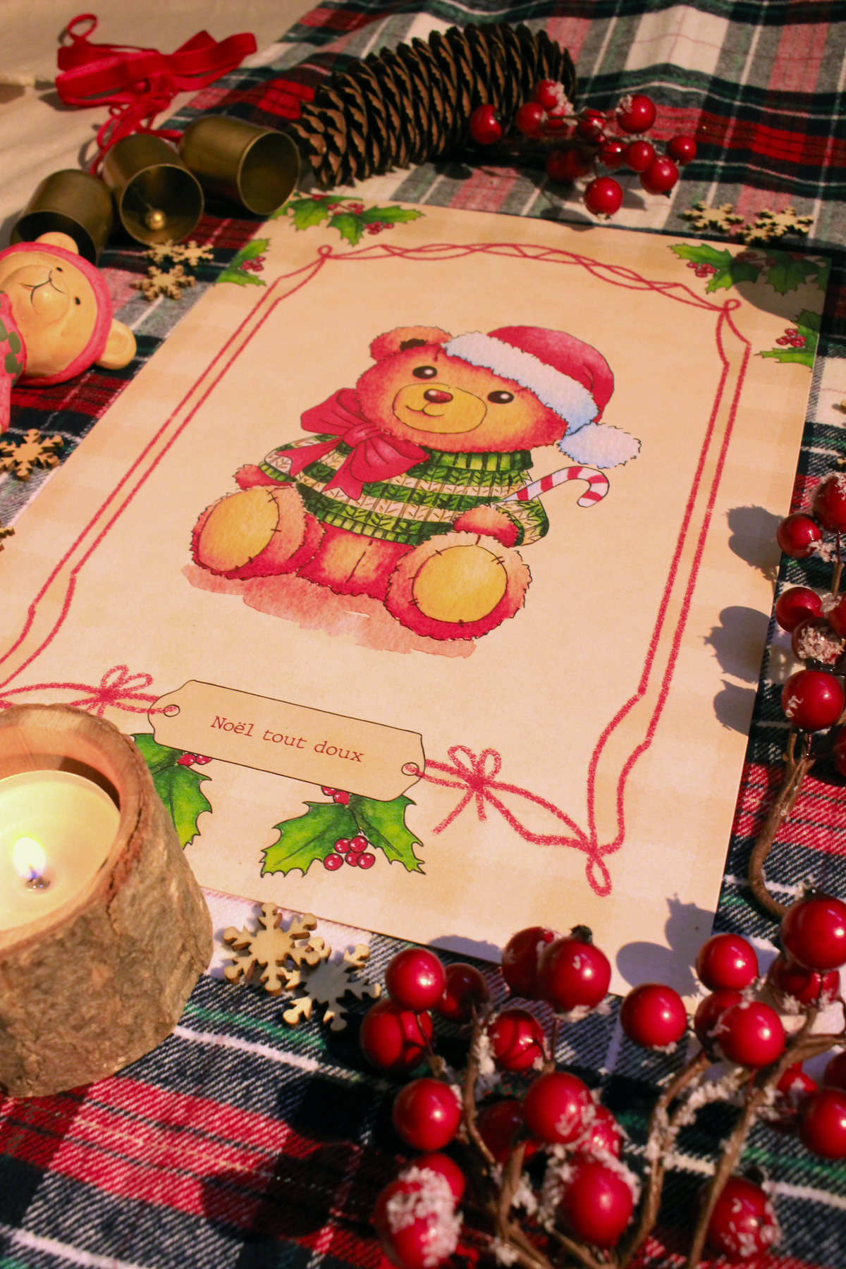 Affiche Noël tout doux