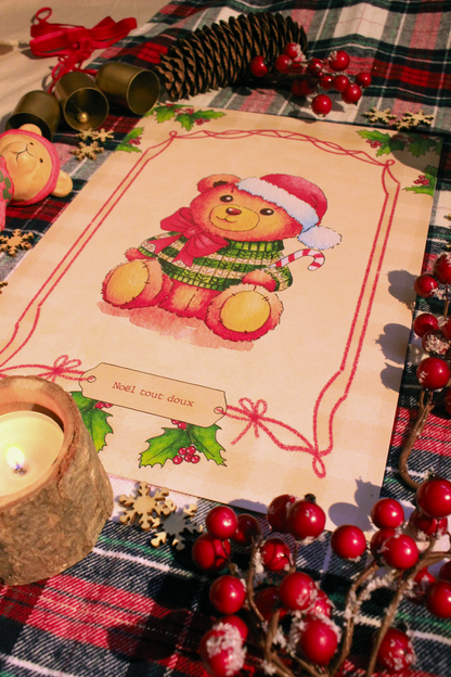 Affiche Noël tout doux