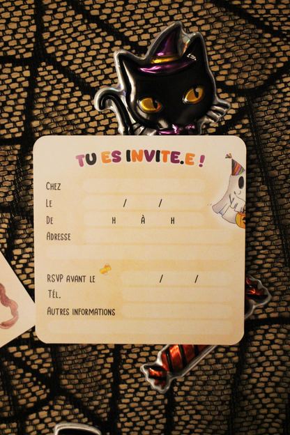 Cartes d'invitation Fantôme
