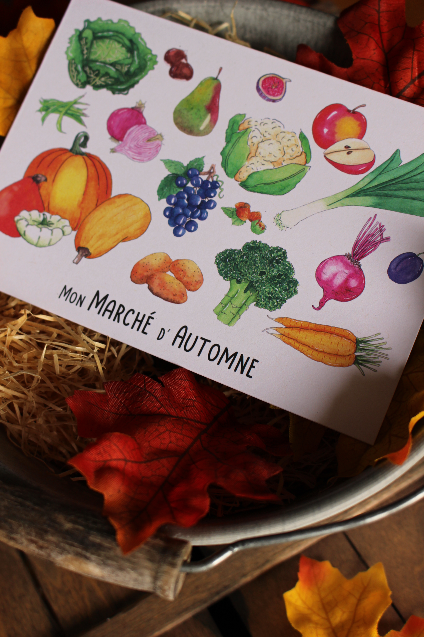 Carte Mon Marché d'Automne
