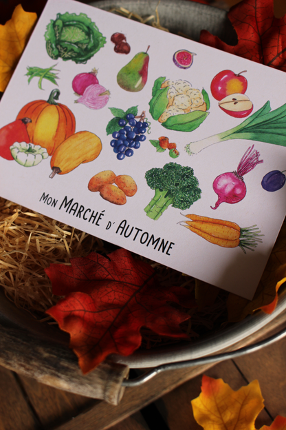 Carte Mon Marché d'Automne