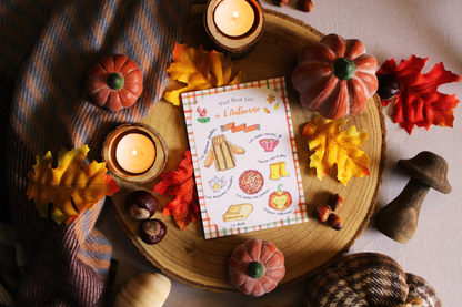 Carte Tout Doux List de l'Automne
