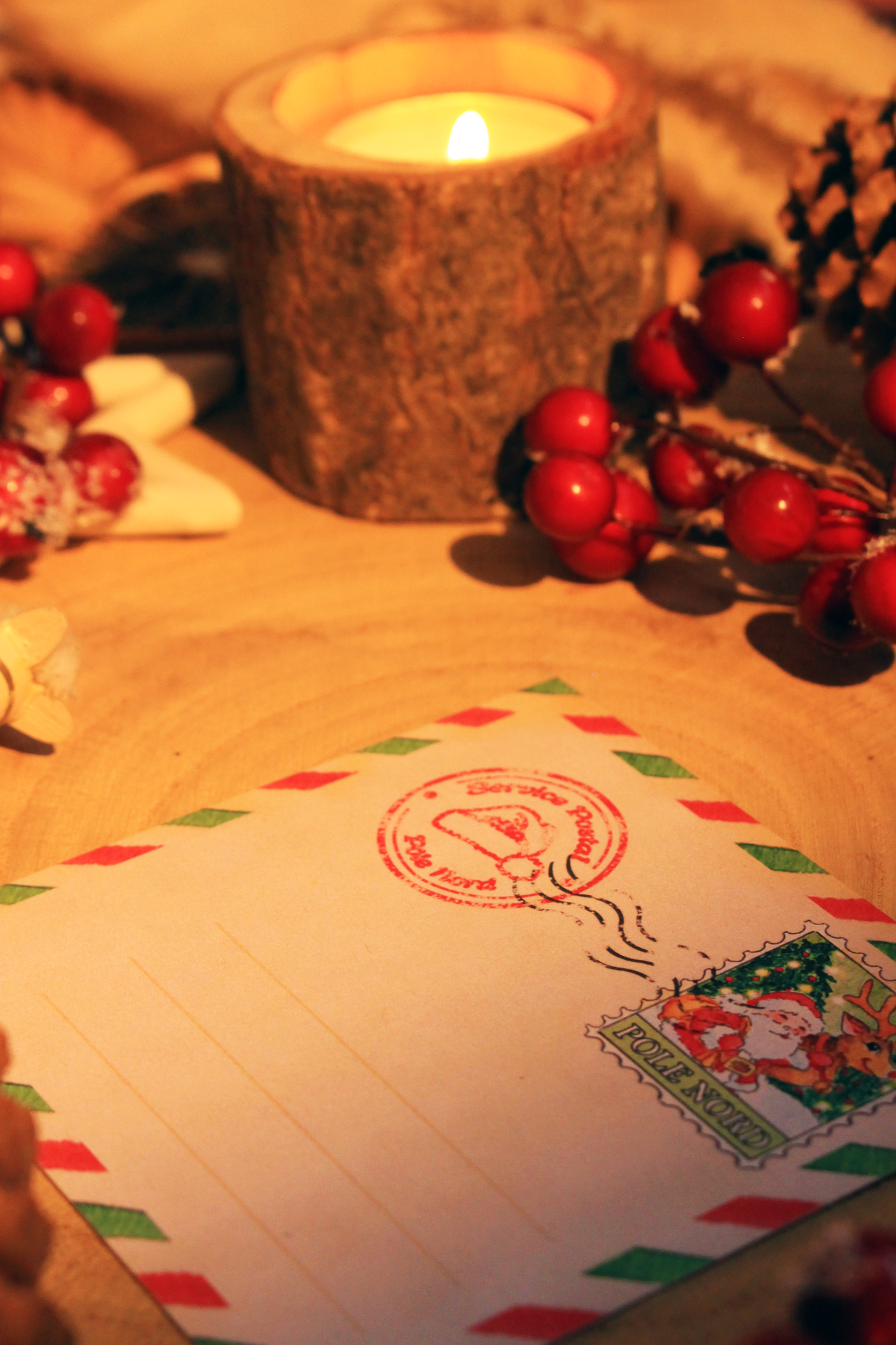 Mini carte Courrier du Pôle Nord